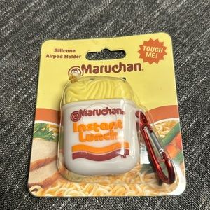 Maruchan instant lunch ramen noodles silicone AirPods keychain case